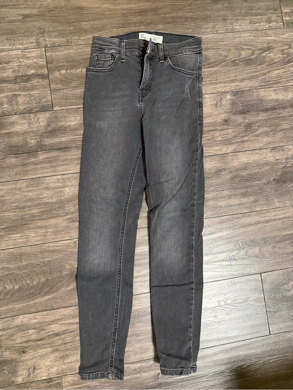Topshop Dark Gray Skinny Jeans